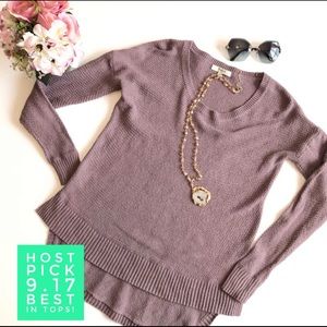 HP💫Madewell | Hi Lo | Cotton Knit  Sweater | sz S
